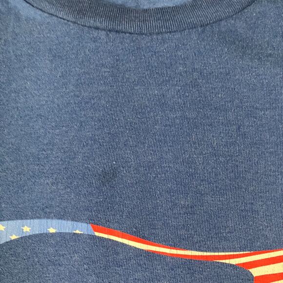 Oakley T-Shirt Men’s Medium Blue USA Flag Logo Graphic Tee - Picture 4 of 12